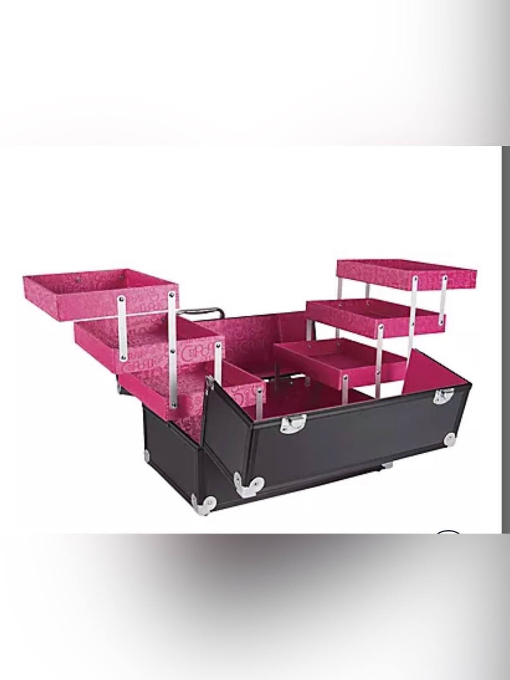 Caboodles Primped and Polished Extra Large Train Case